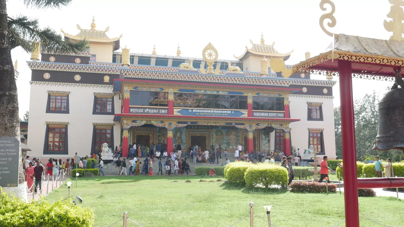 Photo of Namdroling Monastery Golden Temple By Mithun Rajan