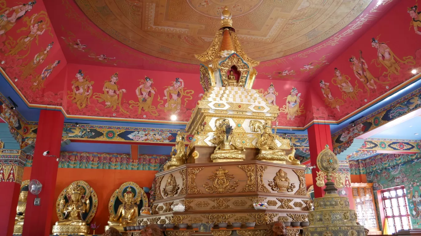 Photo of Namdroling Monastery Golden Temple By Mithun Rajan