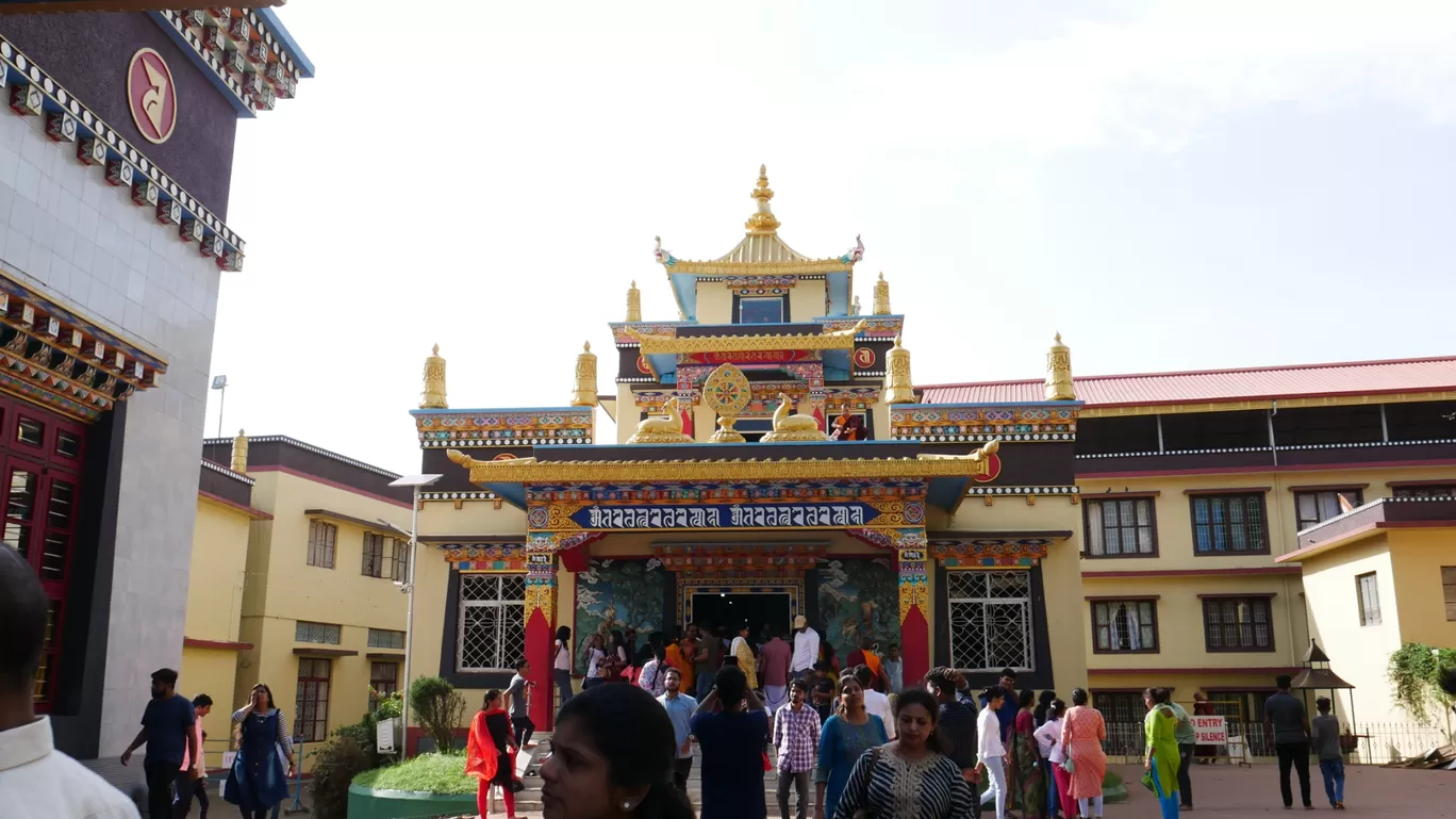 Photo of Namdroling Monastery Golden Temple By Mithun Rajan