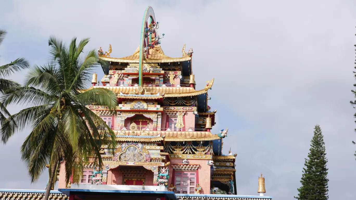 Photo of Namdroling Monastery Golden Temple By Mithun Rajan