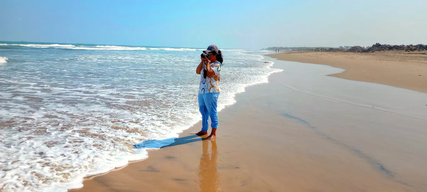 Photo of Uppada Beach By Pallavi Kumari