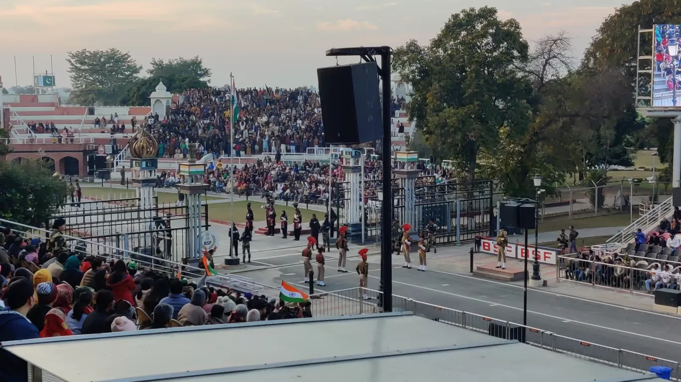 Photo of wagah border ವಾಘಾ ಗಡಿ By Sachin 