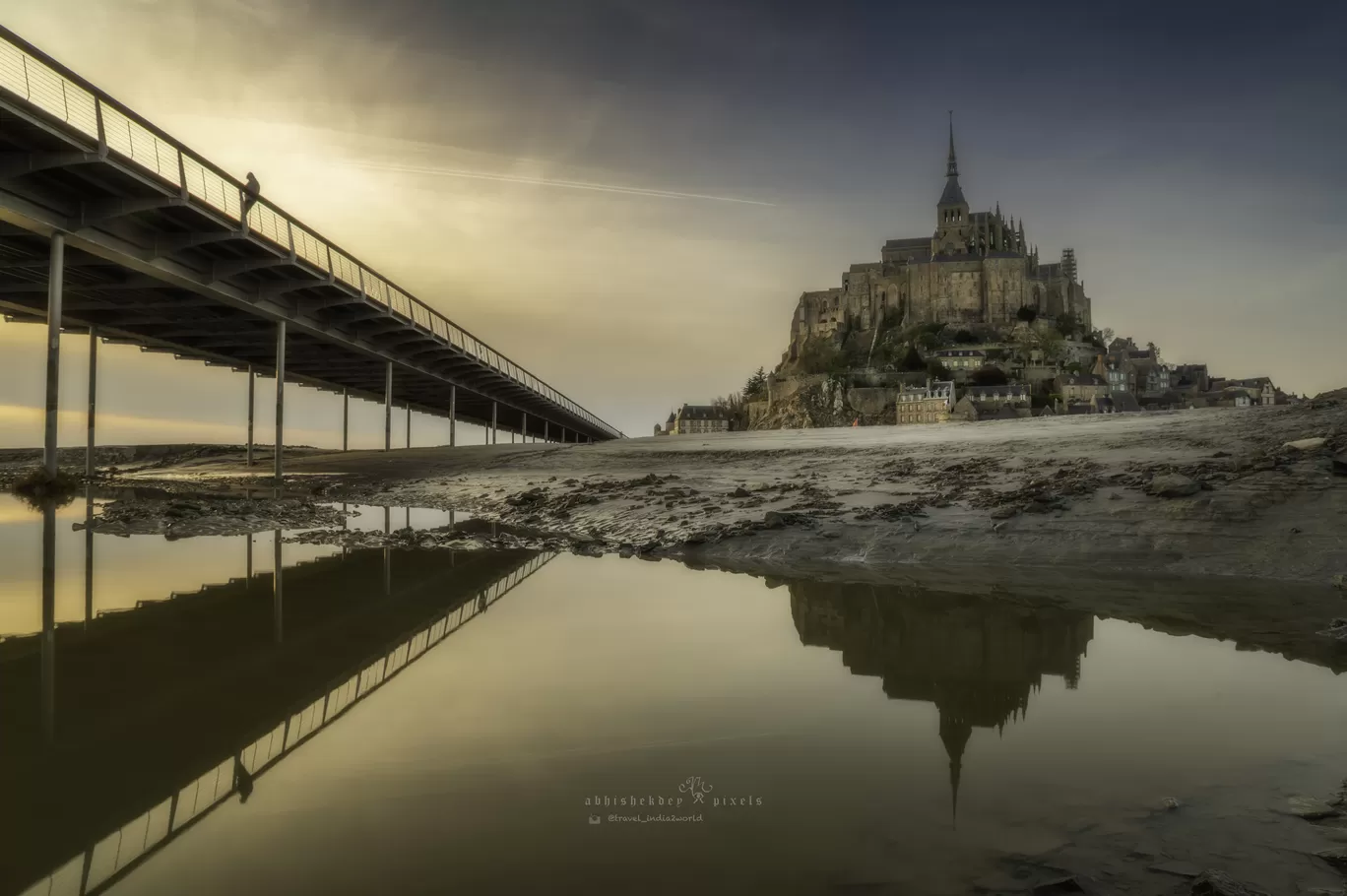 Photo of Mont Saint-Michel By Abhishek Dey