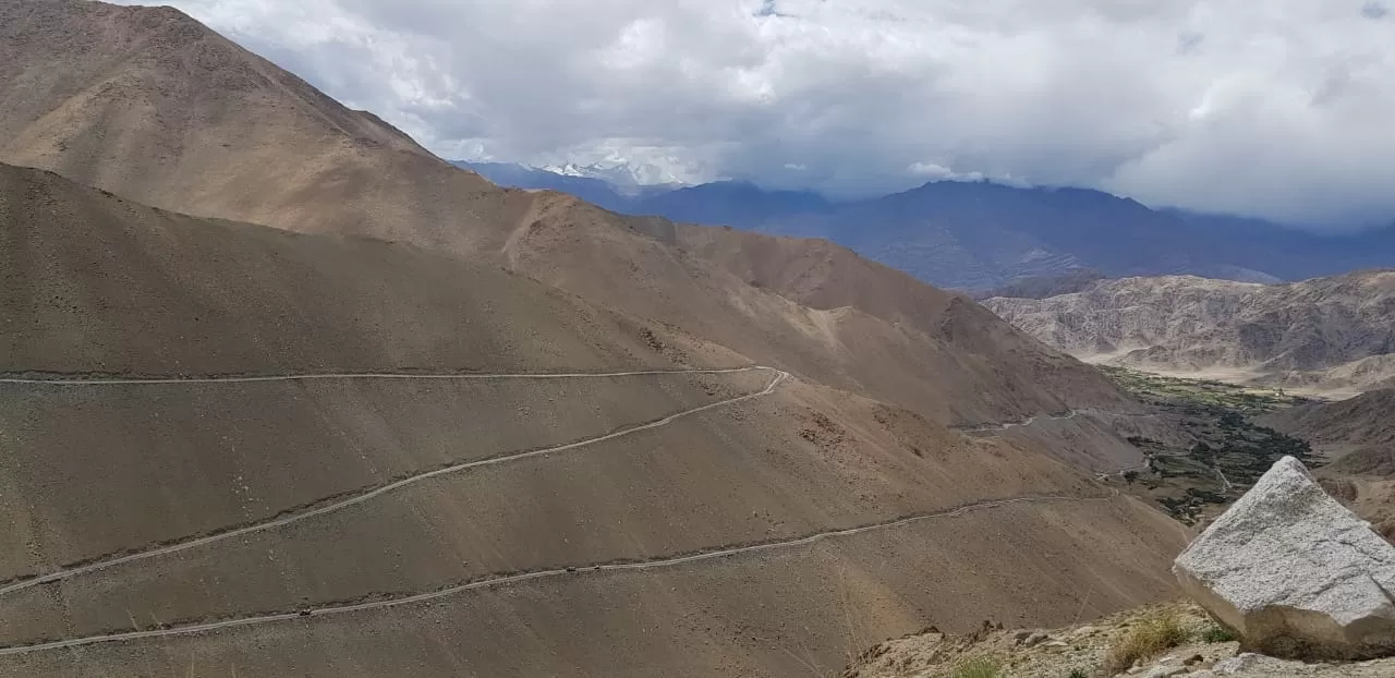 Photo of Pangong Lake Road By Dolly Verma