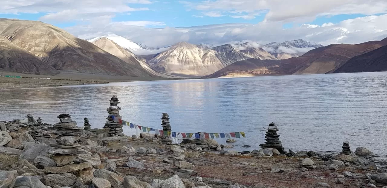 Photo of Pangong Lake Road By Dolly Verma