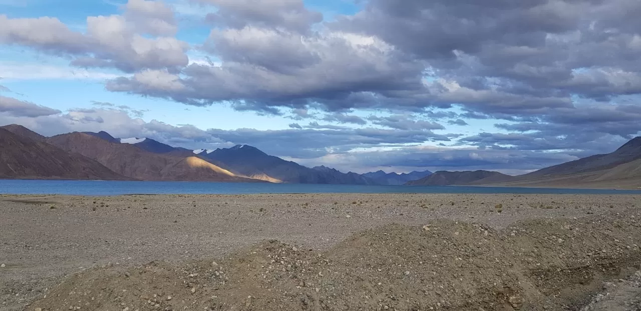 Photo of Pangong Lake Road By Dolly Verma