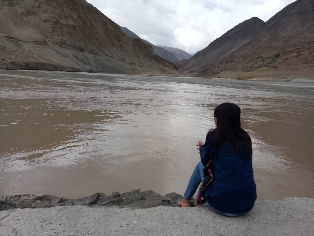Photo of Pangong Lake Road By Dolly Verma