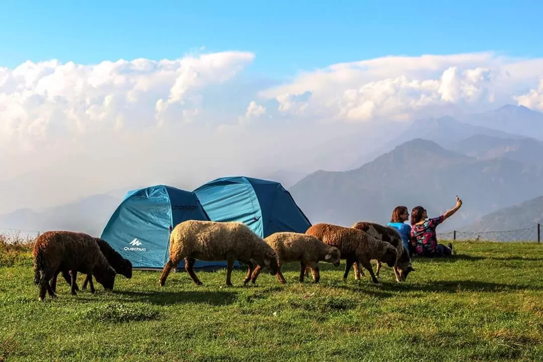 Photo of Prashar lake District Mandi Himachal North India. By chandan.bhatia