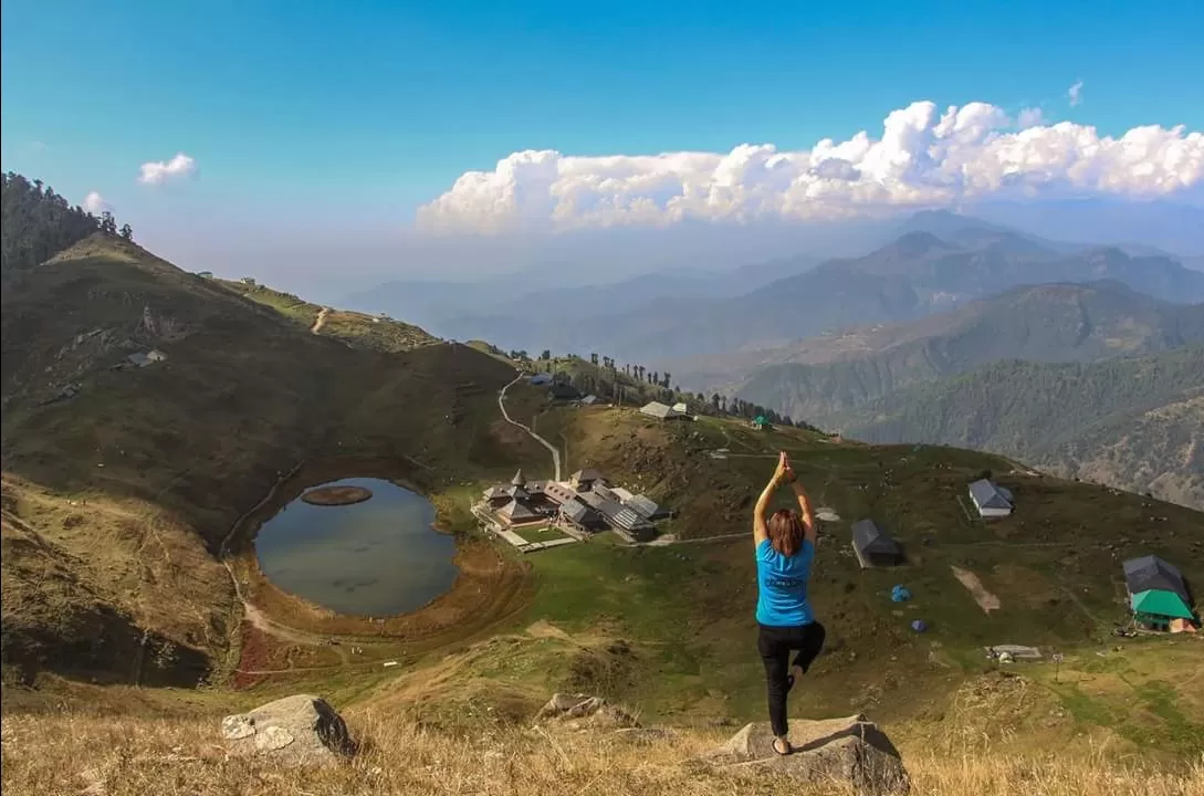 Photo of Prashar lake District Mandi Himachal North India. By chandan.bhatia