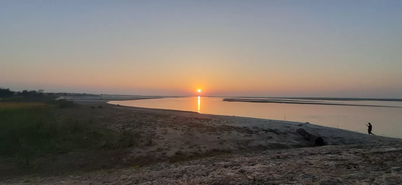 Photo of Koshi River Dam By Amit Kumar