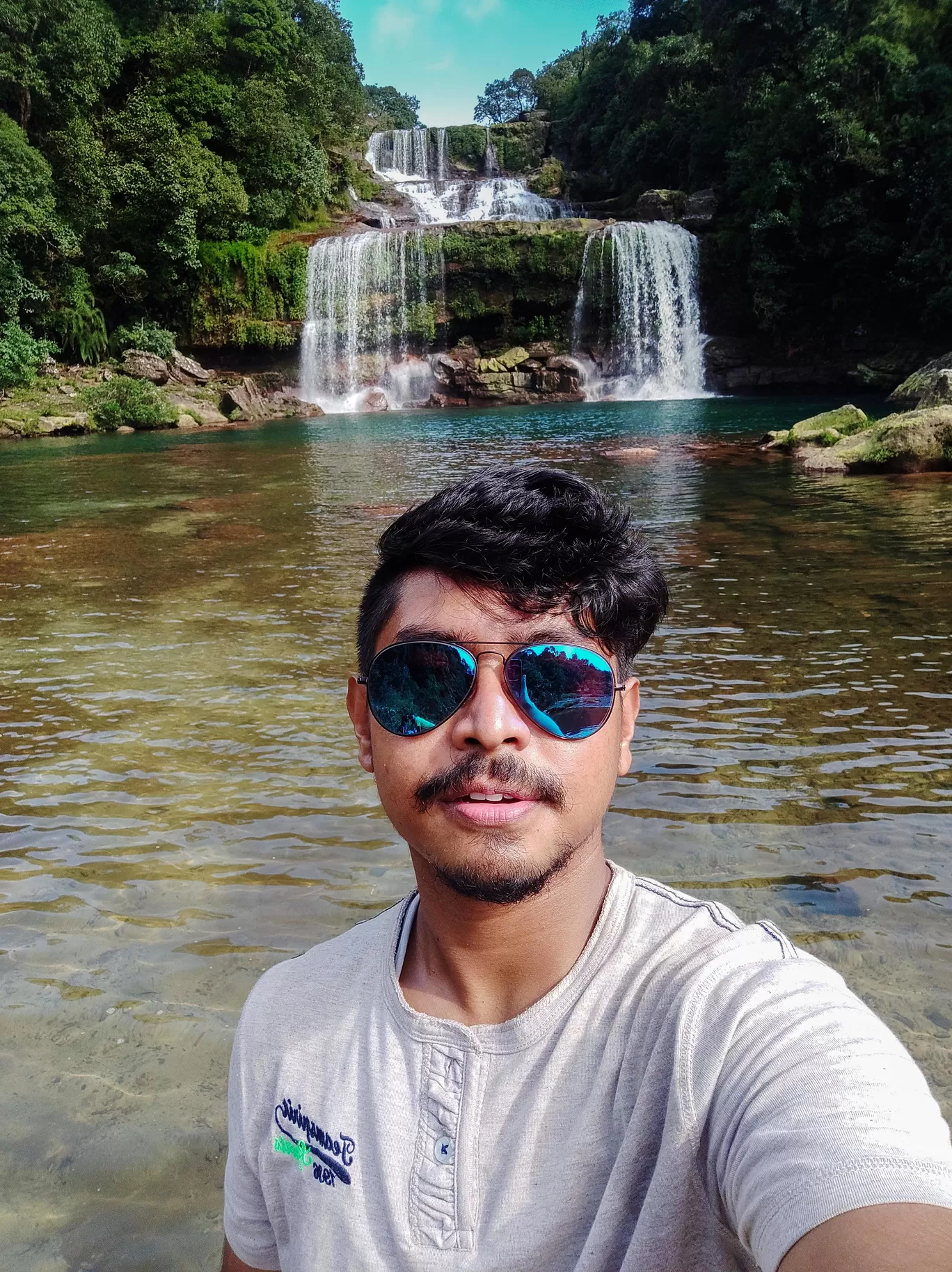 Photo of Lyngksiar Falls By Biswaraj Das