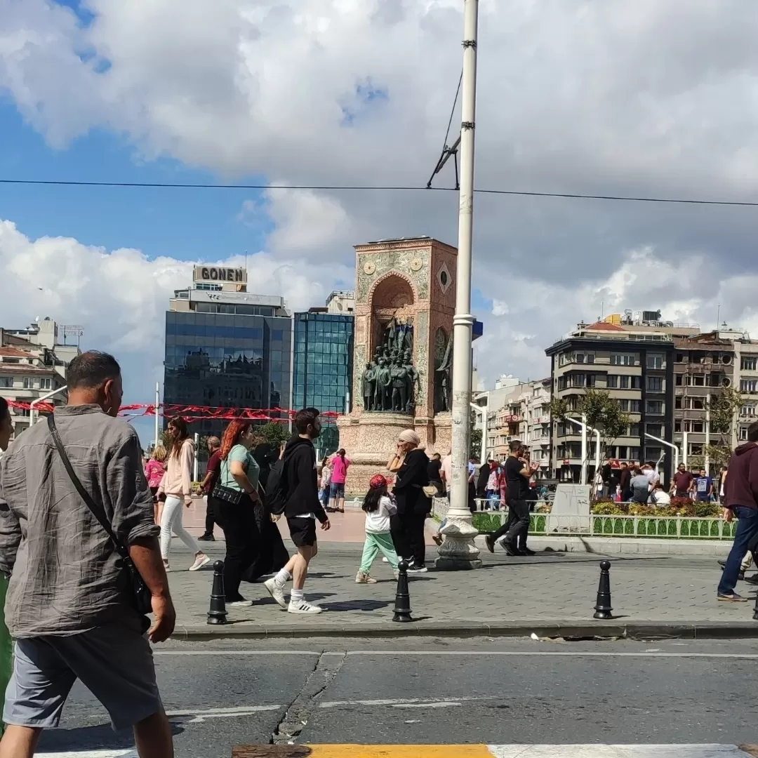 Photo of Taksim Square By Dr. Anvesha Datta