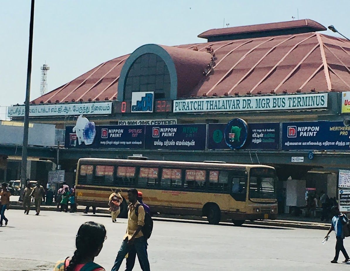 Koyambedu Bus Stop Chennai India View Images Timing And