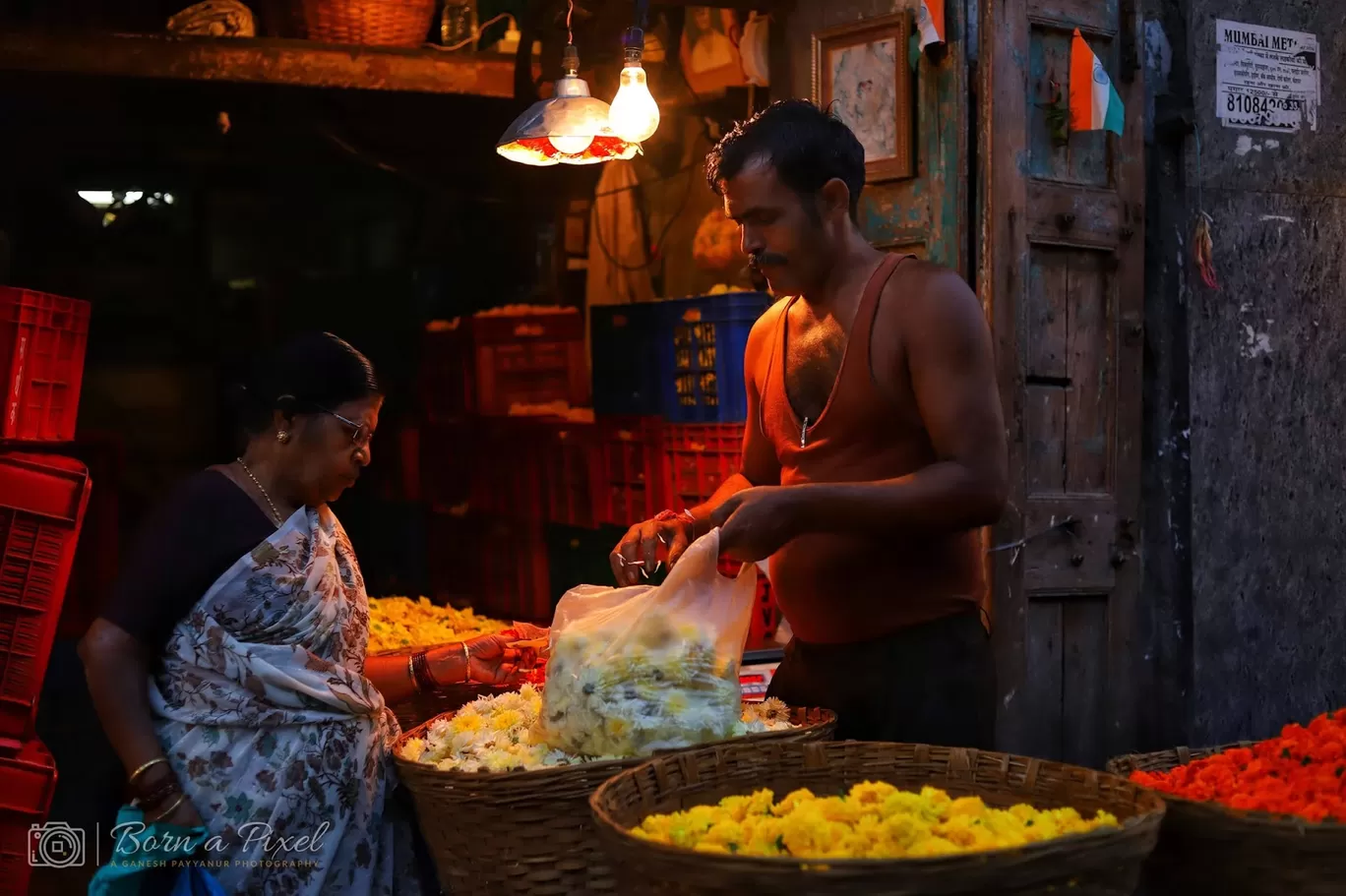 Photo of Dadar Flower Market By ganesh krishnan R