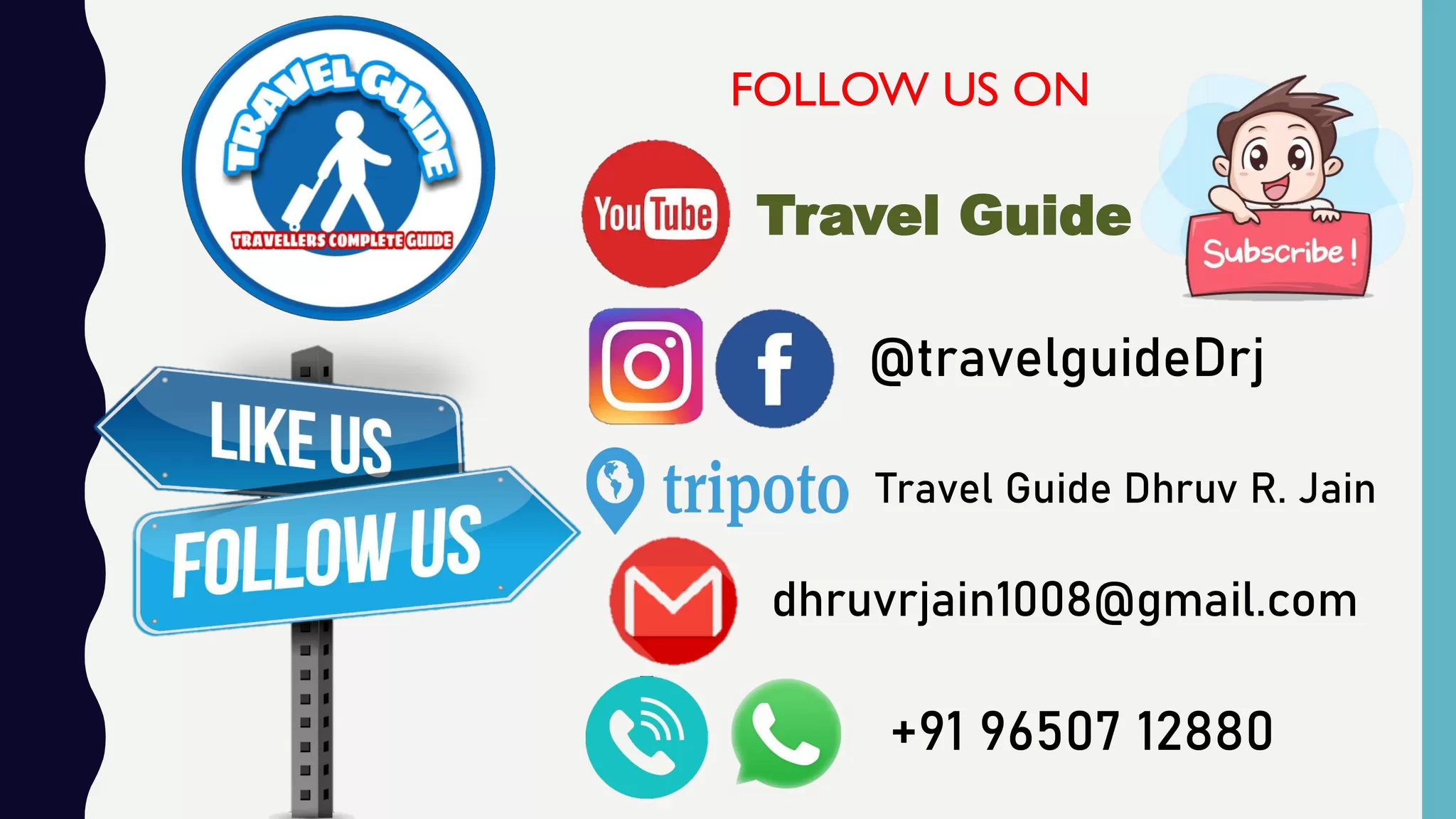 Cover Image of Travel Guide Dhruv R. Jain