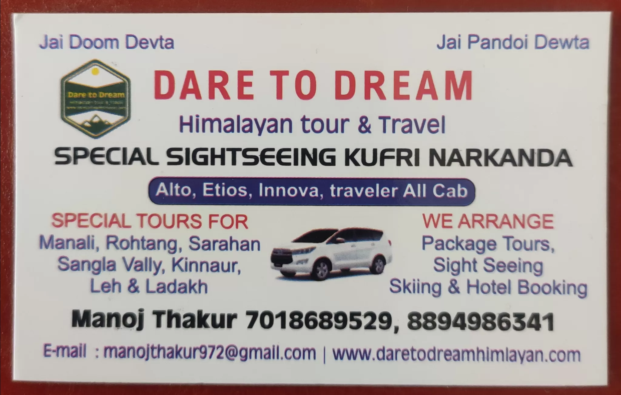 Cover Image of Dare to Dream Himalayan