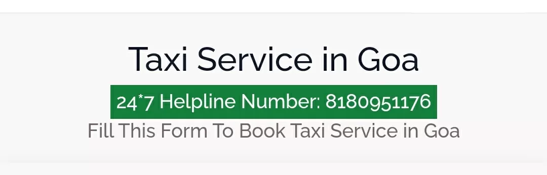 Cover Image of Taxi Service In Goa