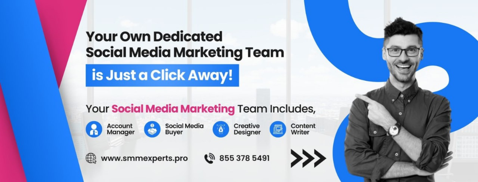 Cover Image of Social media marketing agency