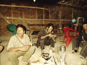Meet opium sucking head hunters-Longwa,Nagaland