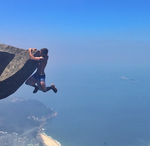 This couple is taking romance to dangerous heights