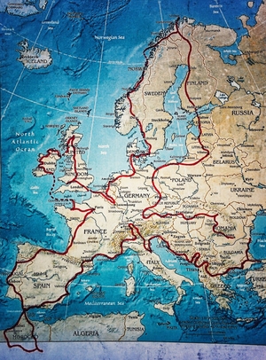 This Couple Traveled 41 Countries in 4 Months Covering 28,000 kilometers With Their 4 Year Old Son