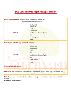 Surjivan Resort Manesar Itinerary and Review