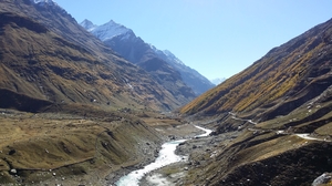 Riding through Lahaul Spiti