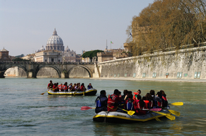 TIBER FUN BOAT EXPERIENCE - Rome Rafting Urban Adventure! FOR ALL!