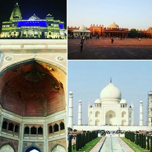 7 AM to 7 AM a one day trail coverin Agra – Fatehpur Sikri – Vrindavan