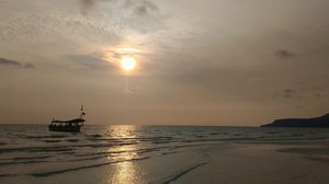 In the waters of Cambodia