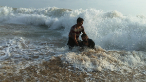 Gokarna Beach Trek - Relaxing in Paradise, Chanting OM, and looking at HalfMoon