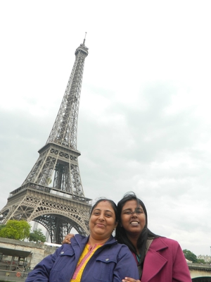 Love for Paris with family.