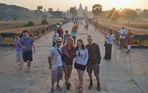 Visit of Angkor Wat, Cambodia