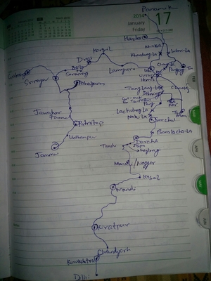 Leh bike trip- Part II Planning