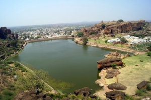 Out into the Badami sun