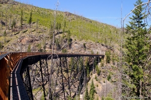 Cycling at Myra Canon: Kelowna, British Colombia