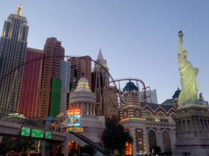 Modern Las Vegas and Old Western Deadwood