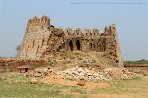 A secluded place: Tughlaqabad Fort