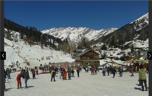 Snowy and scintillating Solang