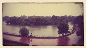 Rainy day travel to Hauz Khas