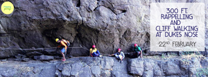 300 ft. Rappelling & Cliff Walking at Dukes Nose !