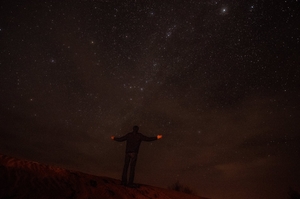 Desert Safari:We are a tiny speck in the universe,a little particle of dust to the aliens