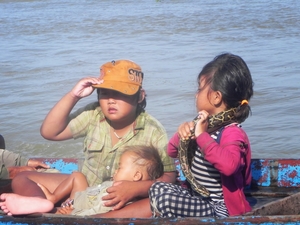 Tonle Sap Lake in Cambodia