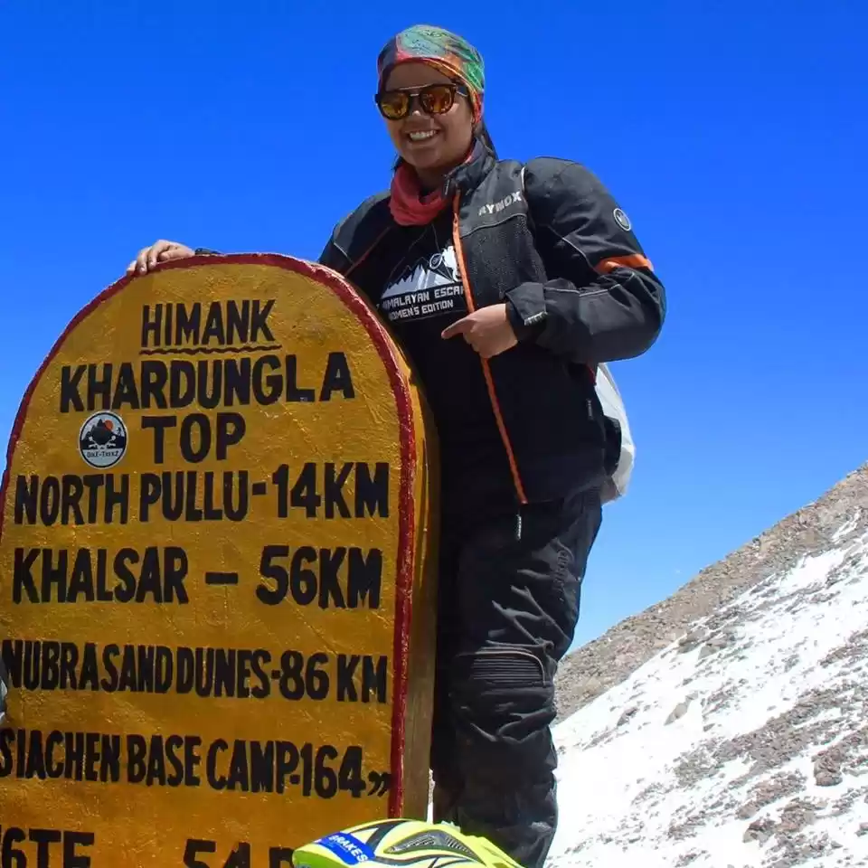 Photo of At 19, This DU Biker