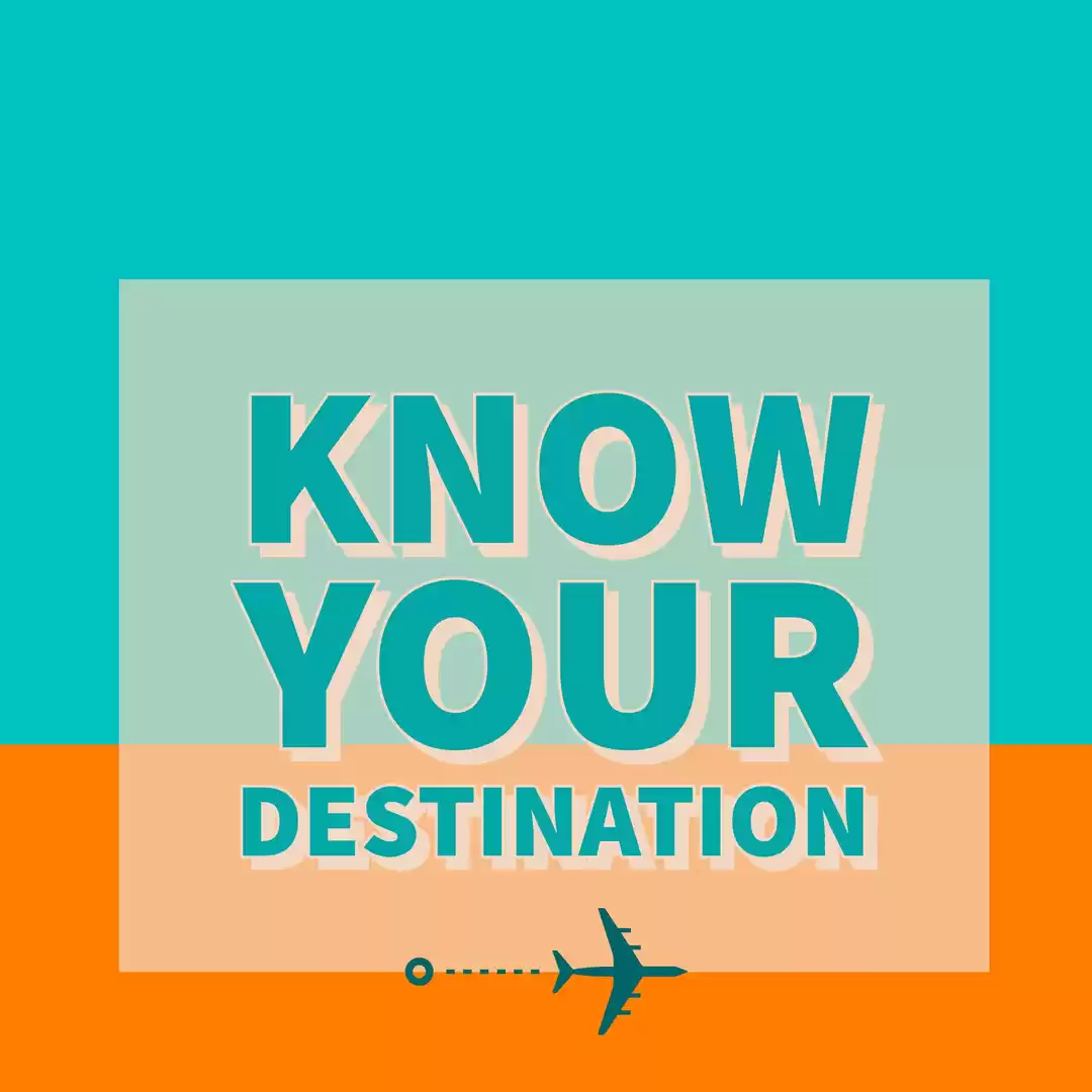 Photo of know your destination