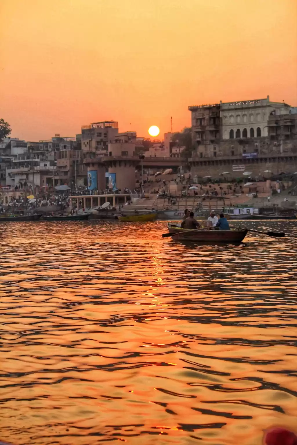 Photo of sunset of Kashi 