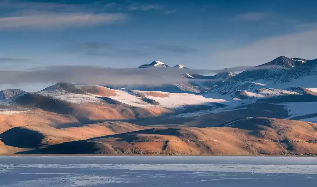 Photo of Tso Moriri in winter