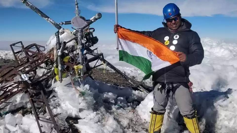 Photo of Indian mountaineer S