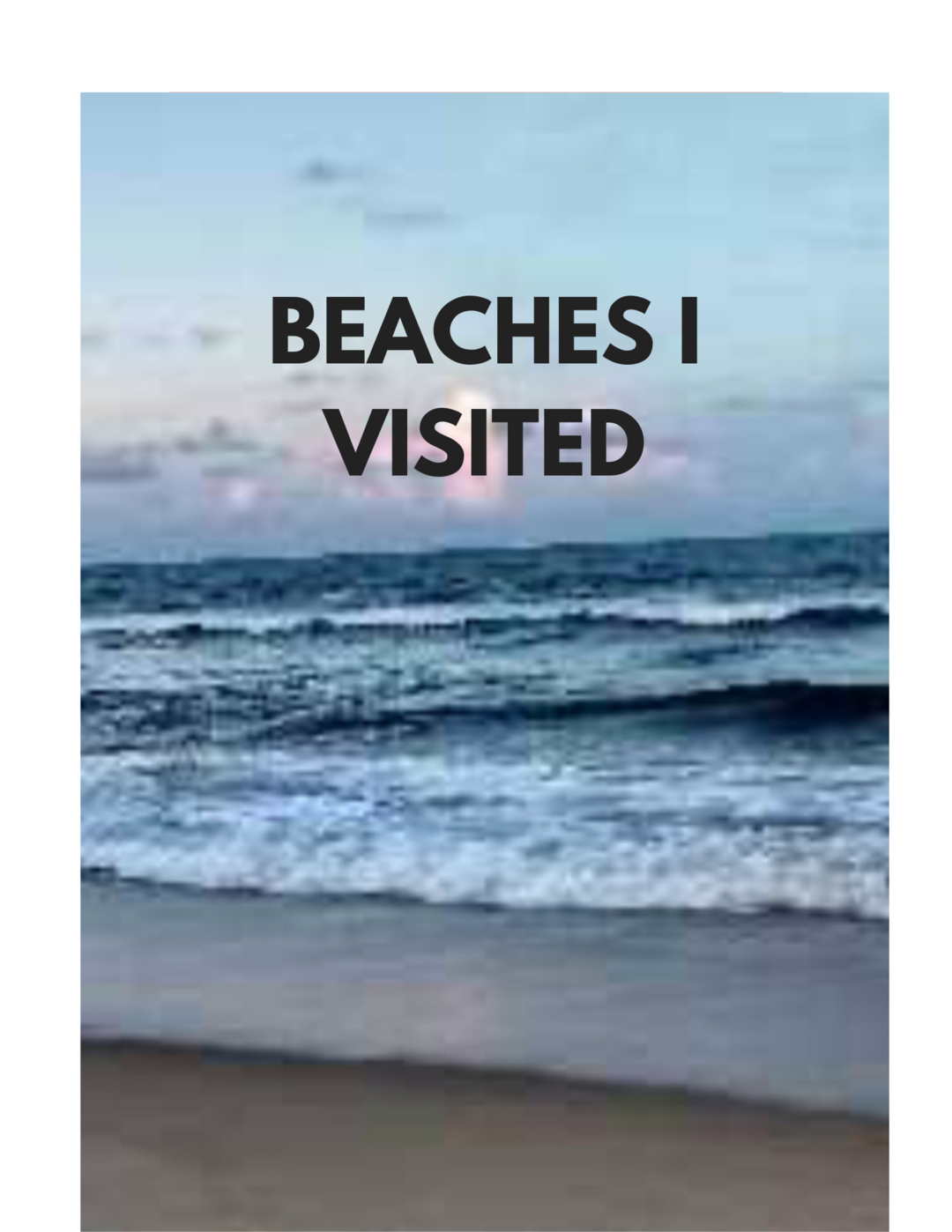 Photo of BEACHES I VISITED IN
