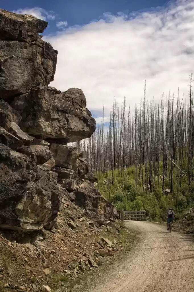 Photo of Cycling Myra Canyon